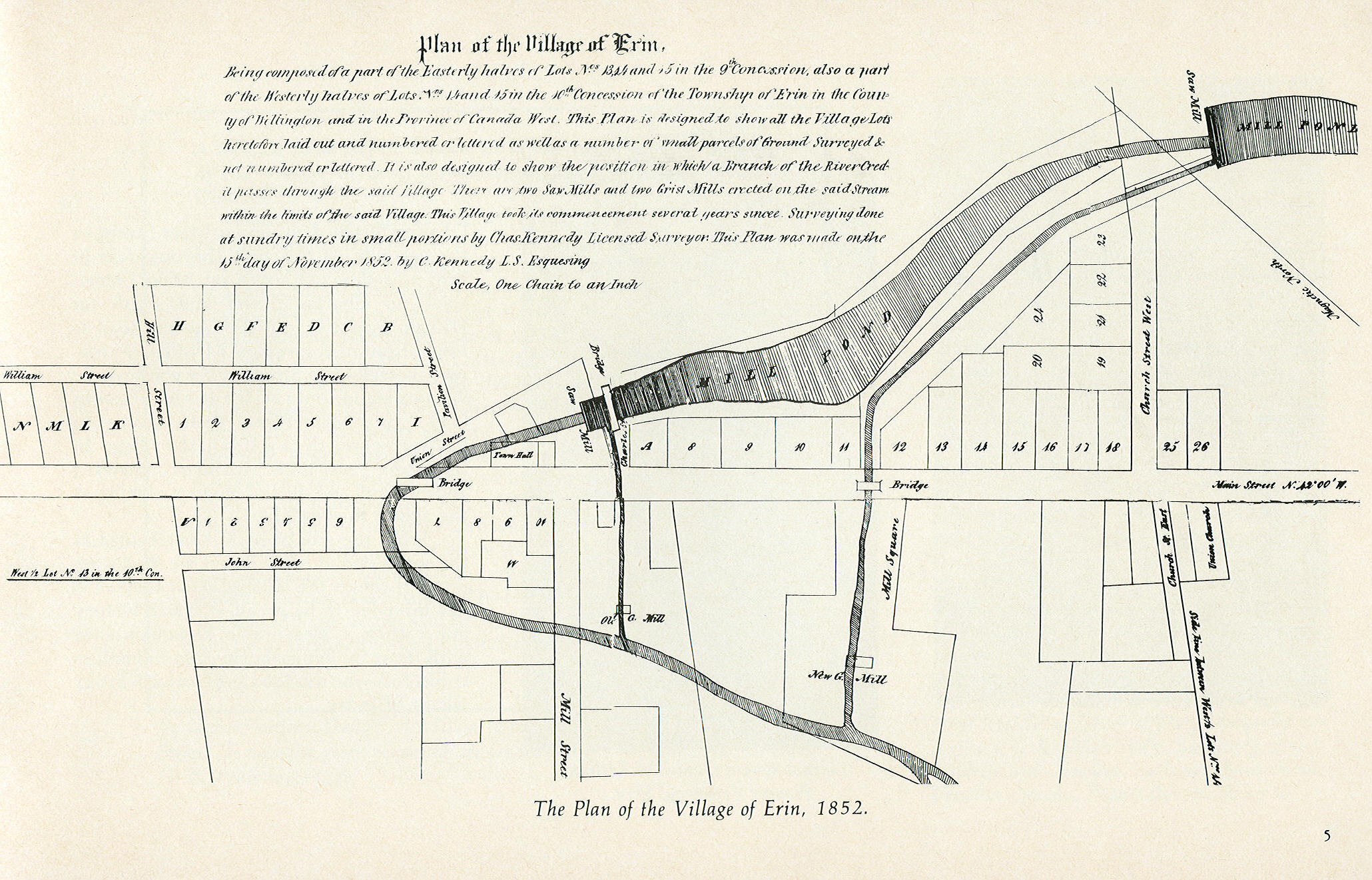 Original Village Layout