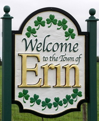 Town of Erin Sign