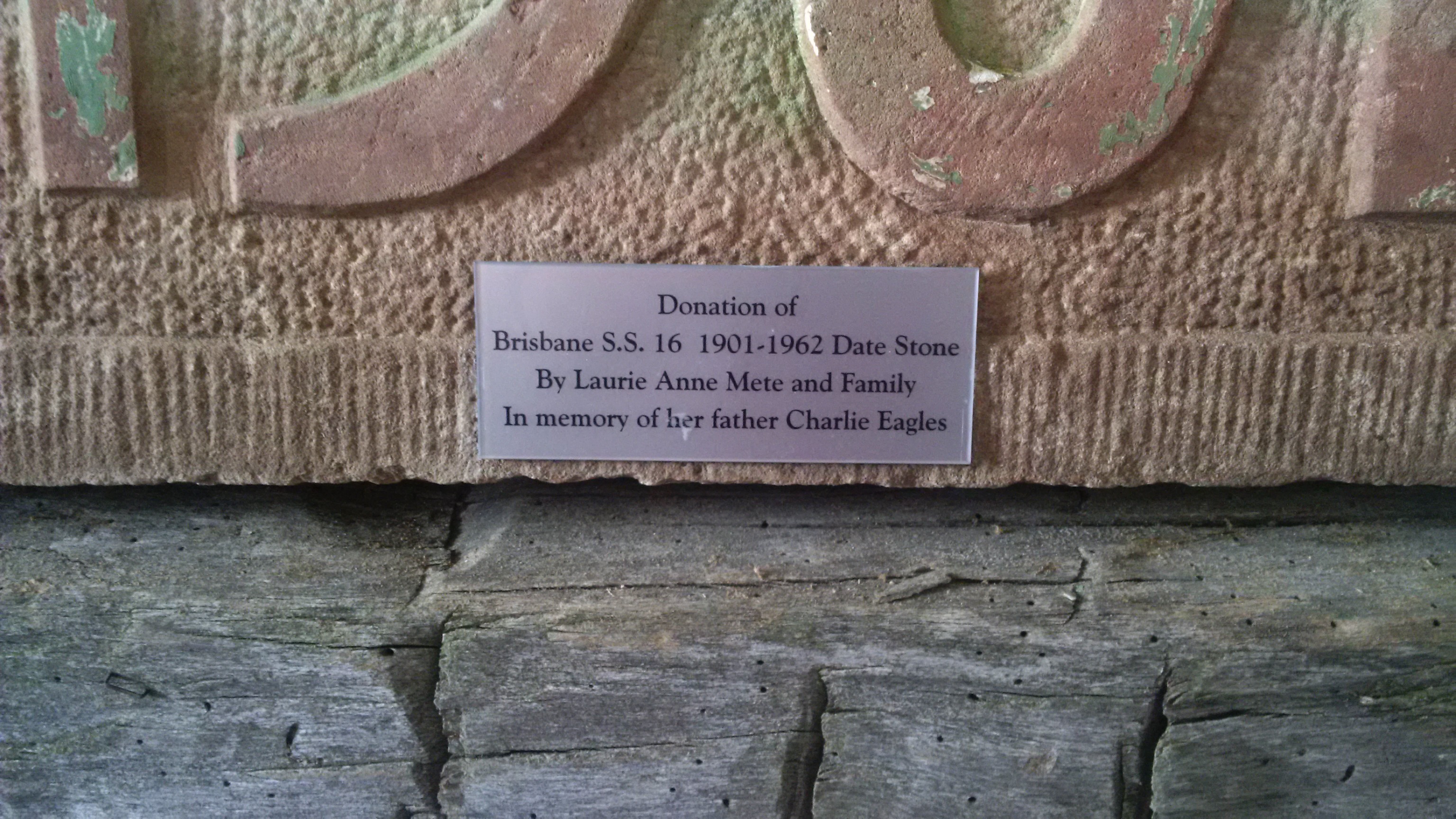 Brisbane Public School Stone Dedication