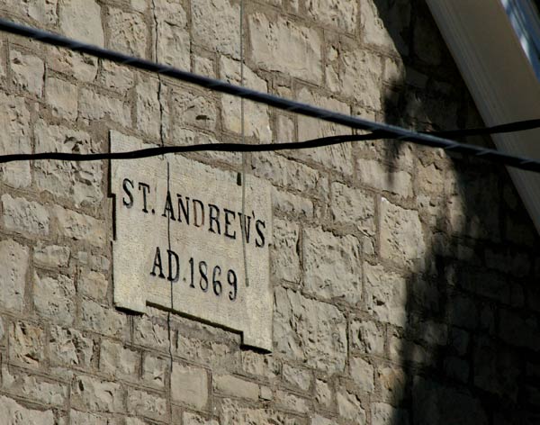 St. Andrew's Sign